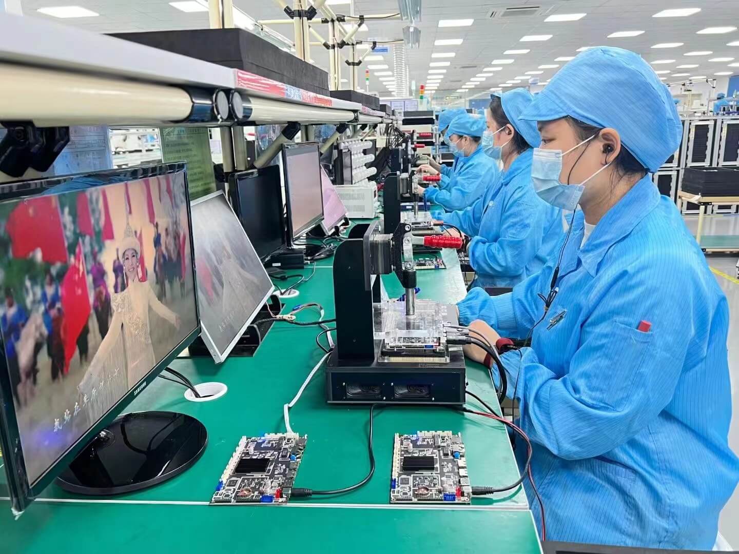 lcd module production workshop